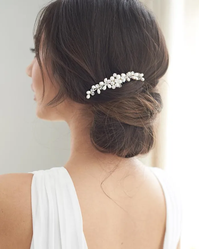 Dareth Colburn Earrings Abbey Freshwater Pearl Comb