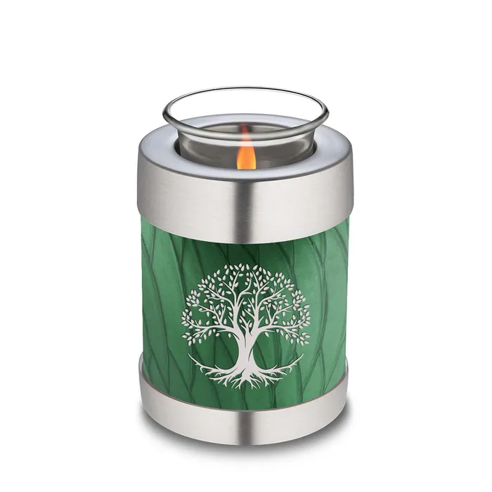 GetUrns Necklaces Candle Holder Embrace Pearl Green Tree of Life Cremation Urn GetUrns Necklaces Candle Holder Embrace Pearl Green Tree of Life Cremation Urn