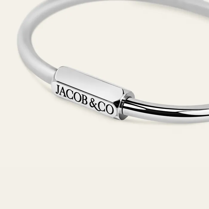 Hand crafted in 18k white gold Carabin Lock Bracelet Bracelets
