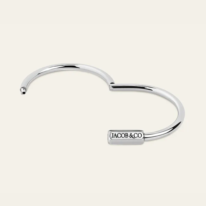 Hand crafted in 18k white gold Carabin Lock Bracelet Bracelets
