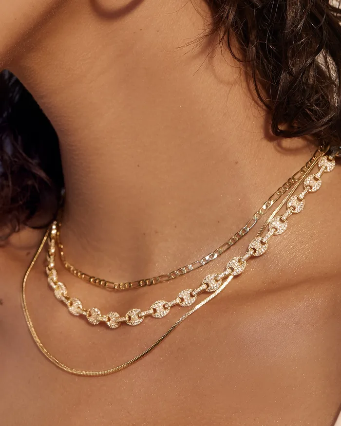 Luv Aj Necklaces Cecilia Chain Necklace Gold Ships Early April