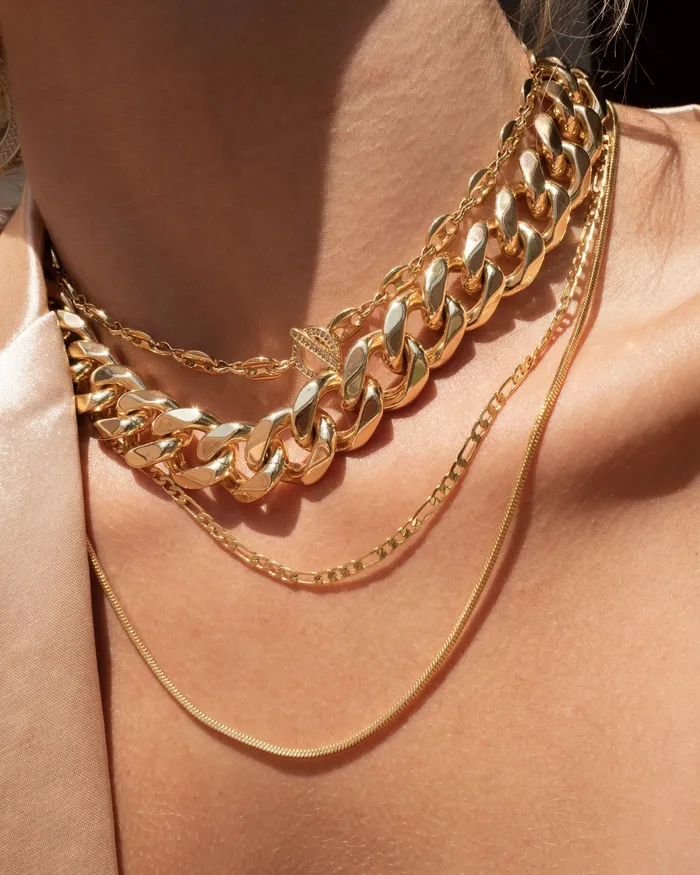 Luv Aj Necklaces Cecilia Chain Necklace Gold Ships Early April