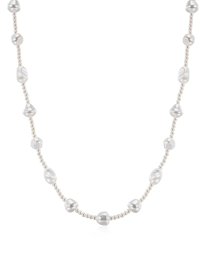 Luv Aj Necklaces The Pearl Stud Necklace