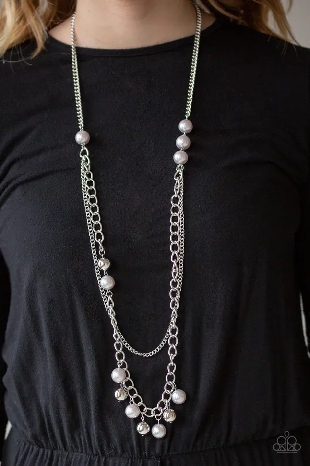 Modern Musical Silver Paparazzi Necklace All Eyes On U Jewelry Paparazzi Accessories Necklaces
