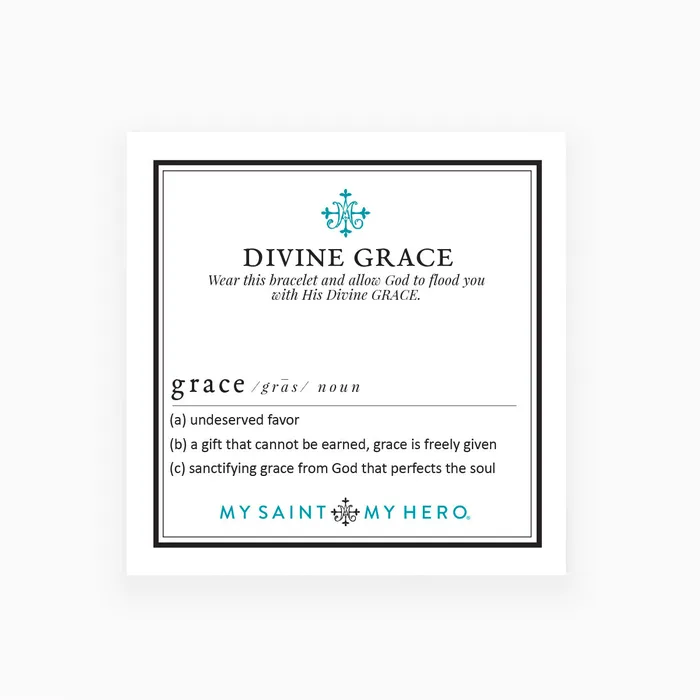 My Saint My Hero Bracelets Divine Grace Cross Bracelet