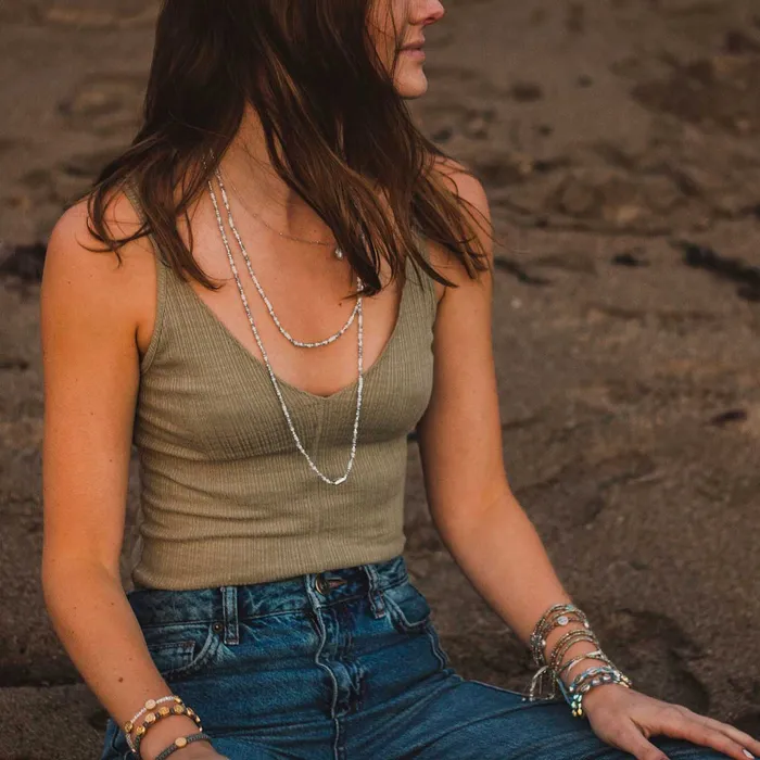 My Saint My Hero Love Morse Code Prayer Rope Necklace Necklaces