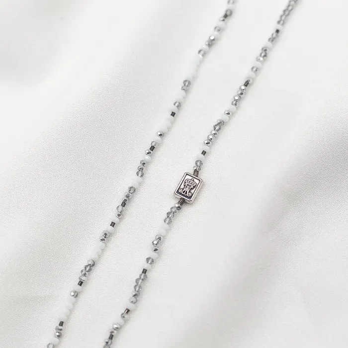 My Saint My Hero Love Morse Code Prayer Rope Necklace Necklaces