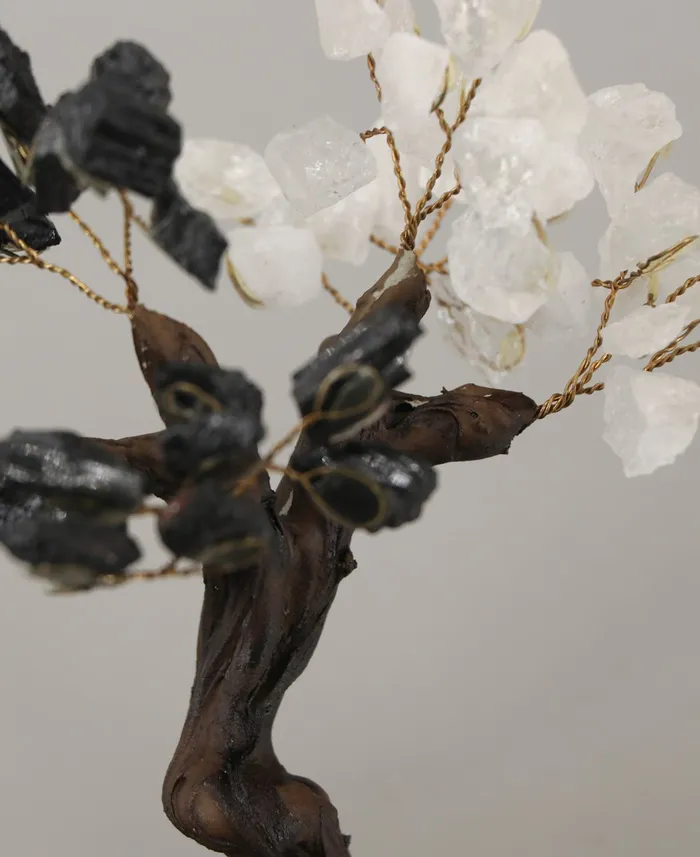 Necklaces Buddha Groove Yin Yang Gemstone Bonsai Tree for Balance