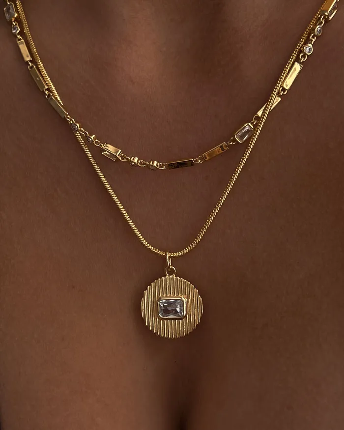 Necklaces Le Signe Pendant Necklace Gold Luv Aj Necklaces Le Signe Pendant Necklace Gold Luv Aj
