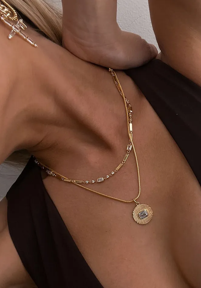Necklaces Le Signe Pendant Necklace Gold Luv Aj Necklaces Le Signe Pendant Necklace Gold Luv Aj