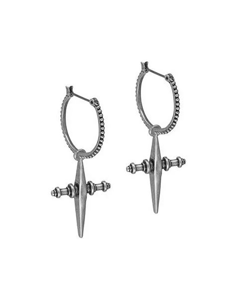 Necklaces Luv Aj Cross Hoops Silver