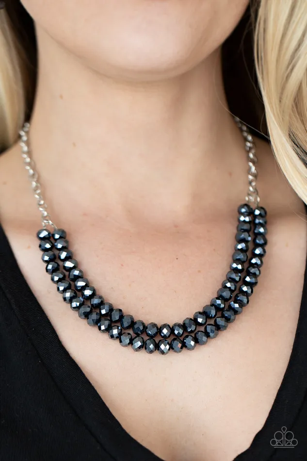 Necklaces May The FIERCE Be With You Blue Paparazzi Necklace All Eyes On U Jewelry Paparazzi Accessories
