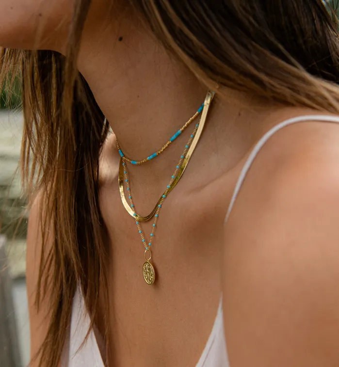 Necklaces Suetables Arielle Herringbone Necklace