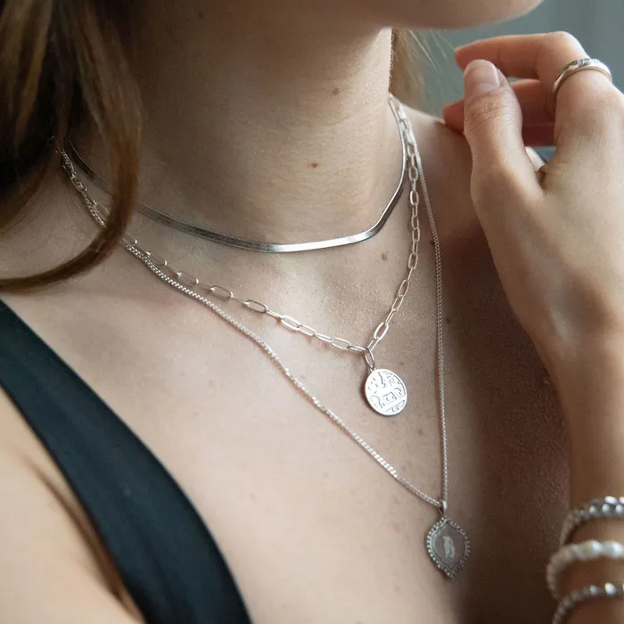 Necklaces Suetables Arielle Herringbone Necklace