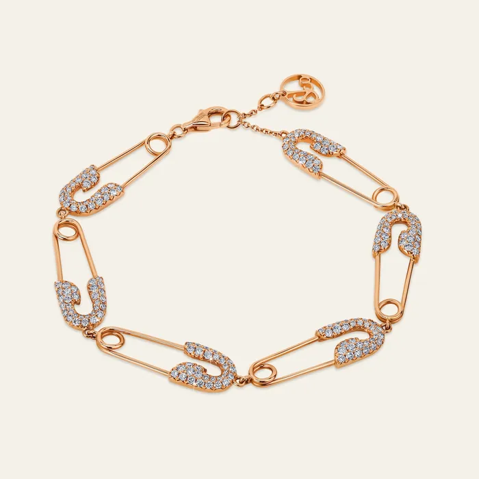 Securus Diamond Bracelet Hand crafted in 18k rose gold and set with highquality round brilliant cut diamonds Bracelets Securus Diamond Bracelet Hand crafted in 18k rose gold and set with highquality round brilliant cut diamonds Bracelets