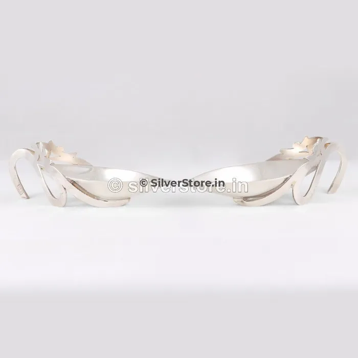 silversrorein Necklaces Silver Diya 925 silver pack of 2 boat pattern diya