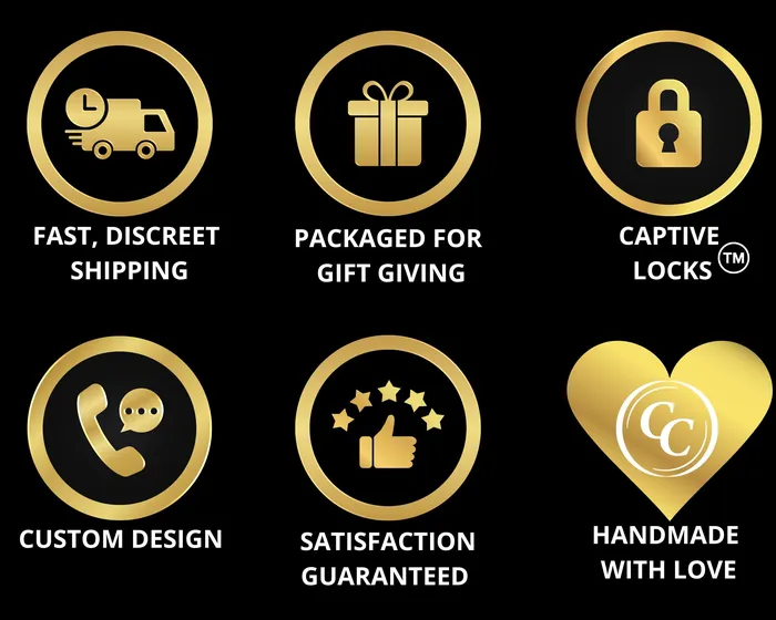 Submissive Necklace Gold Cross Locking Option Discreet Day Collar BDSM O Ring Captive Collars Necklaces