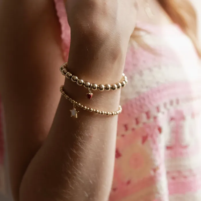 Suetables Charm Necklaces Strawberry Hoop Charm