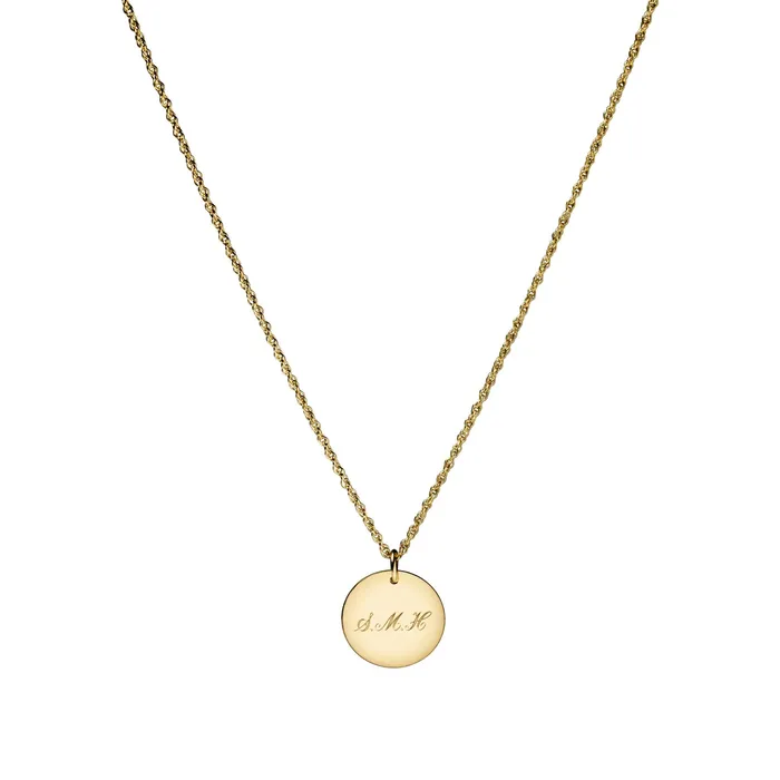 Suetables Tay Monogram Necklace Necklaces